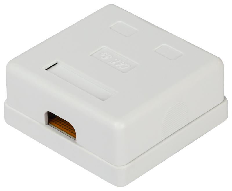 Компьютерная розетка ЭРА RJ-45 категория 5е неэкранированная 2-порта упаковка 30 шт  | Б0056902 | ЭРА — миниатюра 4