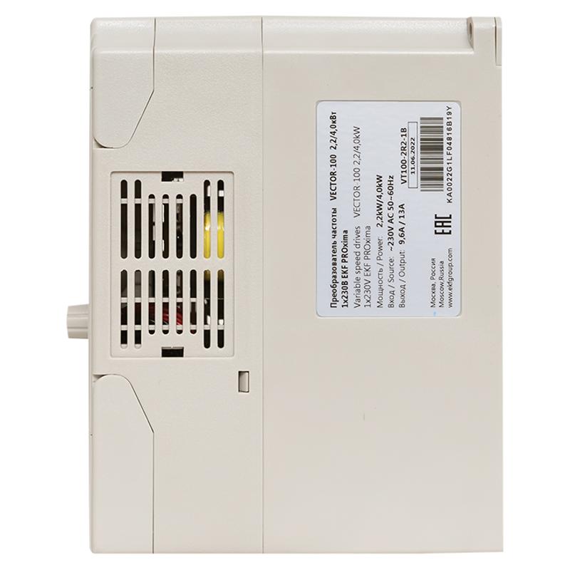 Преобразователь частоты 2,2/4кВт 1х230В VECTOR-100 EKF PROxima | VT100-2R2-1B | EKF — миниатюра 8