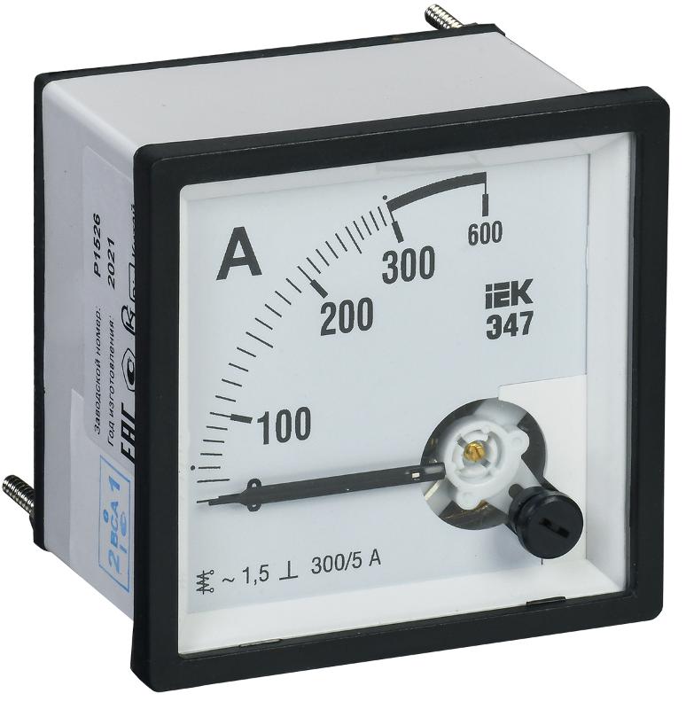 Амперметр Э47 300/5А кл. точн. 1,5 96х96мм | IPA20-6-0300-E | IEK — IEK (ИЭК)