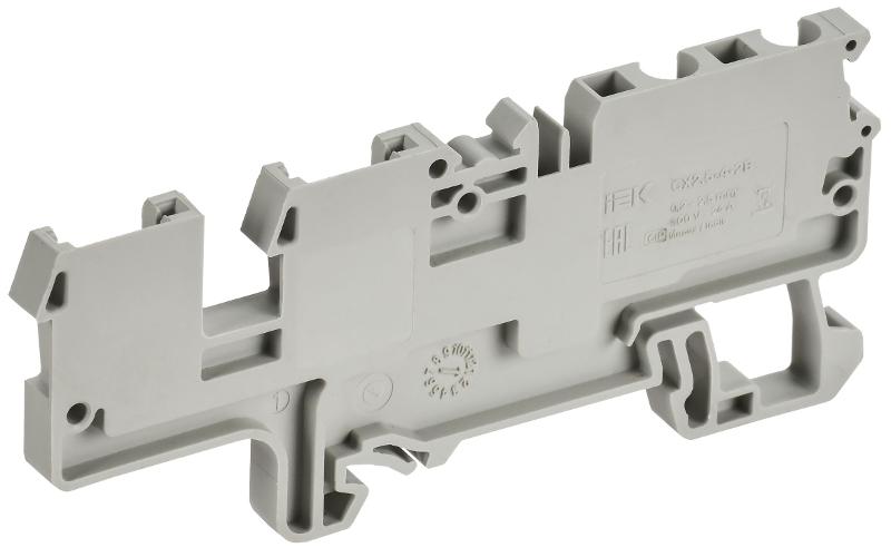ARMAFIX Клемма пруж. CX2,5-4-2B 2,5мм2 4-конт. серая | AF-CT40-06-22-K03-002 | IEK — миниатюра 2