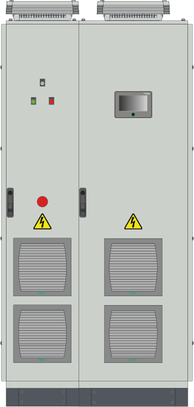 Шкаф управления SEC13ST6SAUT0400 / ПЧ STV630 CABINET 3Ф 400В 132/110 кВт | STV630C13N4L1-C | SE — Systeme Electric