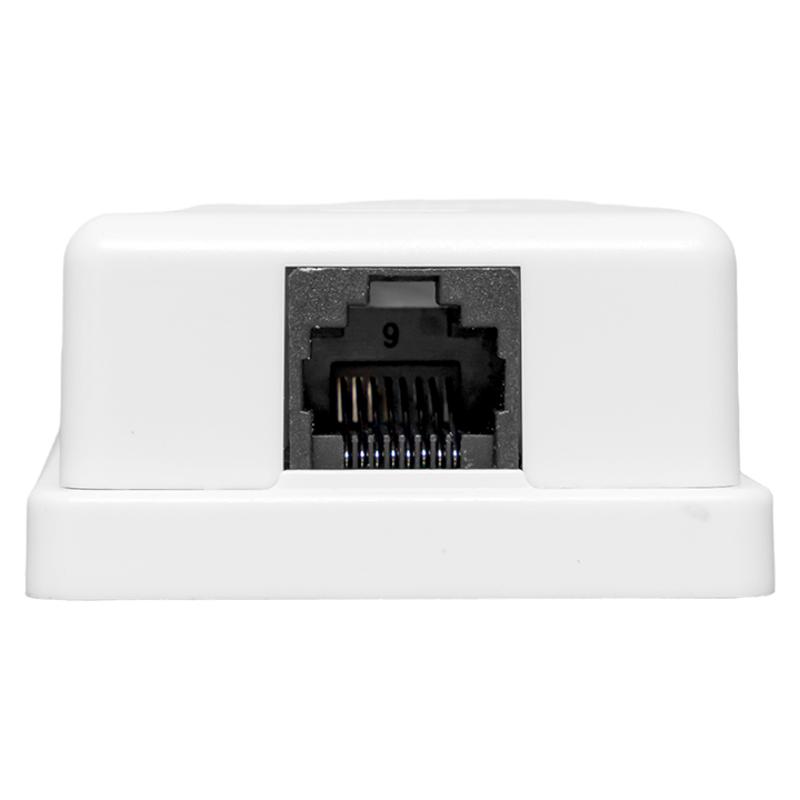 Розетка настенная TERACOM Cat.5E неэкранированная 1 порт RJ-45 Dual IDC белая | TRC-WBOX-1RJ45-5EUTP-WH | EKF — миниатюра 3