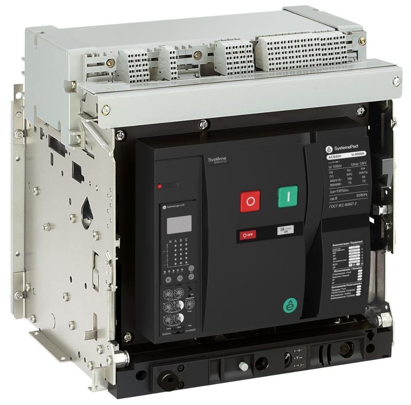 ВОЗДУШНЫЙ АВТ.ВЫКЛ.SYSTEMEPACT ACB 25H 3P 6.0E ВЫК ГП MCH+MX+XF DC220V | SPA40H253DHDD58ERU | SE — фото 1 | Sento