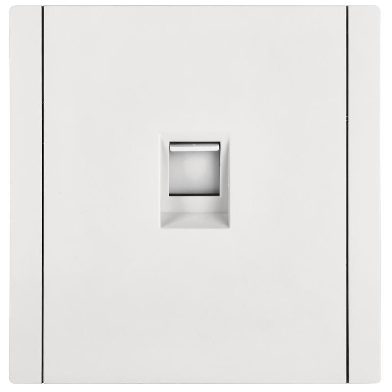 FORTE&PIANO Розетка комп. RJ45 кат.6 FP231 белый | FP-K10-2-K01 | IEK — миниатюра 2