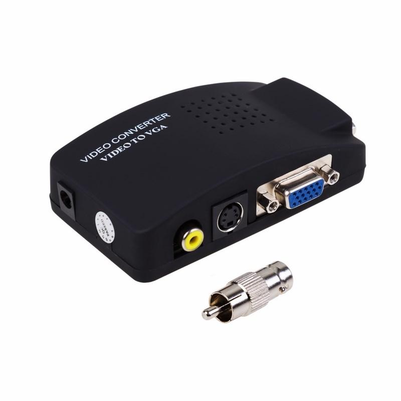 Конвертер BNC\RCA + S-video на VGA (в комплекте переходник гн. BNC – шт. RCA) | 17-6932 | REXANT — REXANT