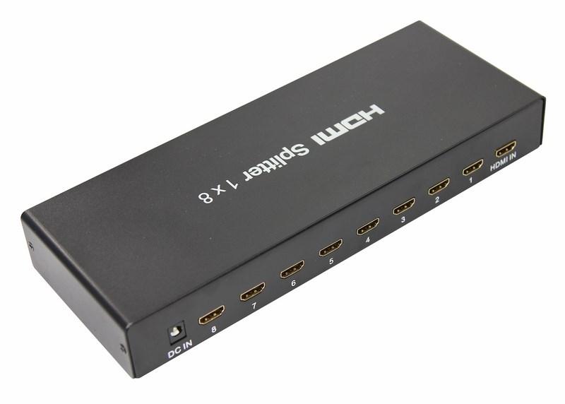 Делитель гнездо HDMI на 8 гнезд HDMI, металл | 17-6903 | REXANT — REXANT