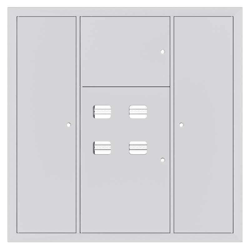 Устройство этажное распределительное встроенное типа УЭРВ EKF Basic 1300х1300х150 | uerv-4-1300-1300 | EKF — миниатюра 10