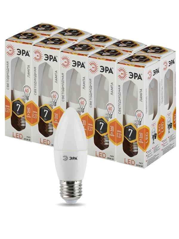 Лампа светодиодная LED B35-7W-827-E27 | Б0028479 | ЭРА — миниатюра 3