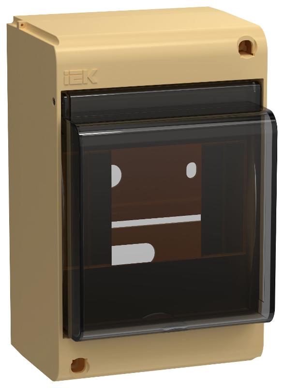 UNION Mini Корпус пластиковый на 4 модуля КМПн-4 IP30 сосна | UIM-KP72-N-04-20-K34 | IEK — IEK (ИЭК)