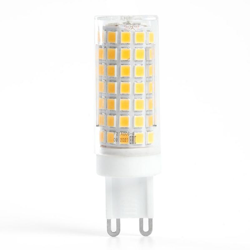 Лампа светодиодная, (9W) 230V G9 6400K JCD, LB-434 | 38148 | FERON — миниатюра 2