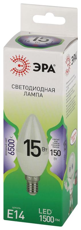 Лампа светодиодная GREEN LINE LED B35-15W-865-E14 GL E14 15 Вт свеча холодный свет | Б0067091 | ЭРА — миниатюра 5