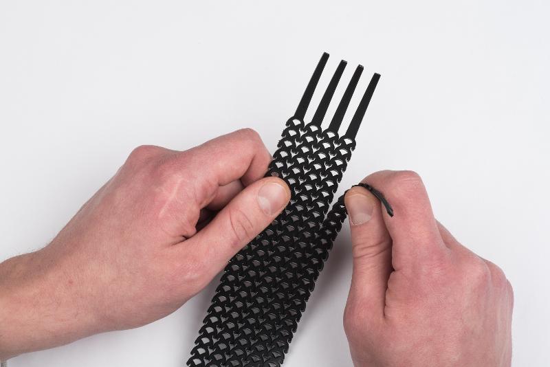 Хомут гибкий (20 шт.) зеленый FlexSTRAP | plc-fs-gr | EKF — миниатюра 2