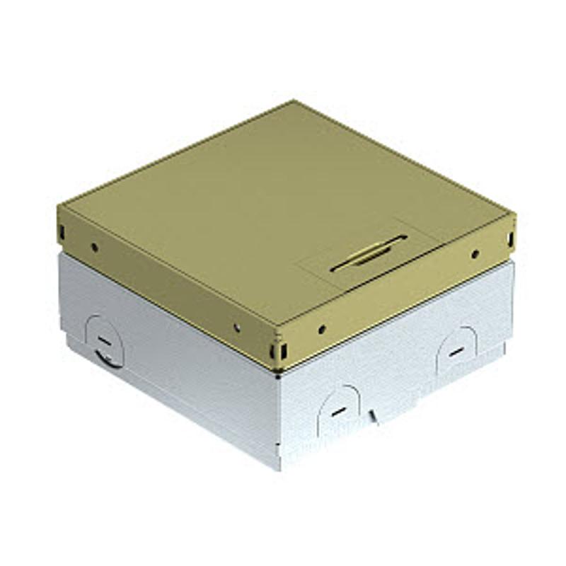 Лючок UDHOME-ONE пустой (крышка без выемки) 140х140х75–105 мм, нагрузка 1529 кг, латунь | 7368284 | OBO Bettermann — OBO Bettermann