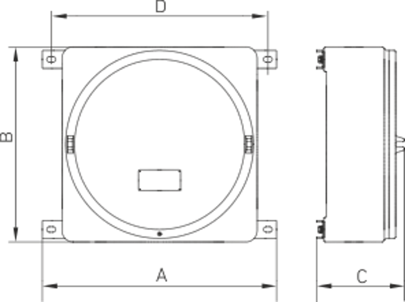 Оболочка алюминиевая взрывозащищенная LTJB-IIC-2 | 2327005570 | Световые Технологии — миниатюра 2