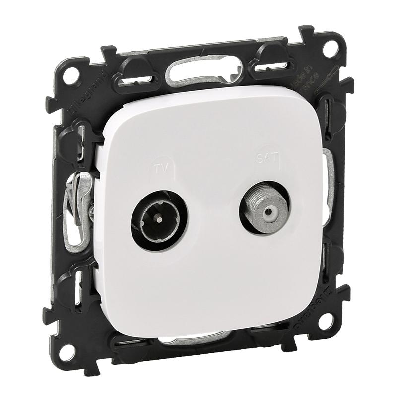 Valena ALLURE DIY Белый Розетка TV-SAT | 753758 | Legrand — Legrand