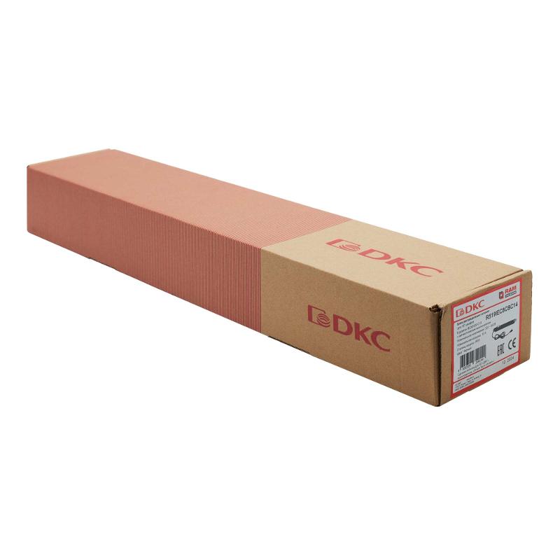 Блок розеток для 19" шкафов, 8 розеток IEC60320 С13, с автоматом защиты1Р | R519IEC8CBC14 | DKC — миниатюра 7