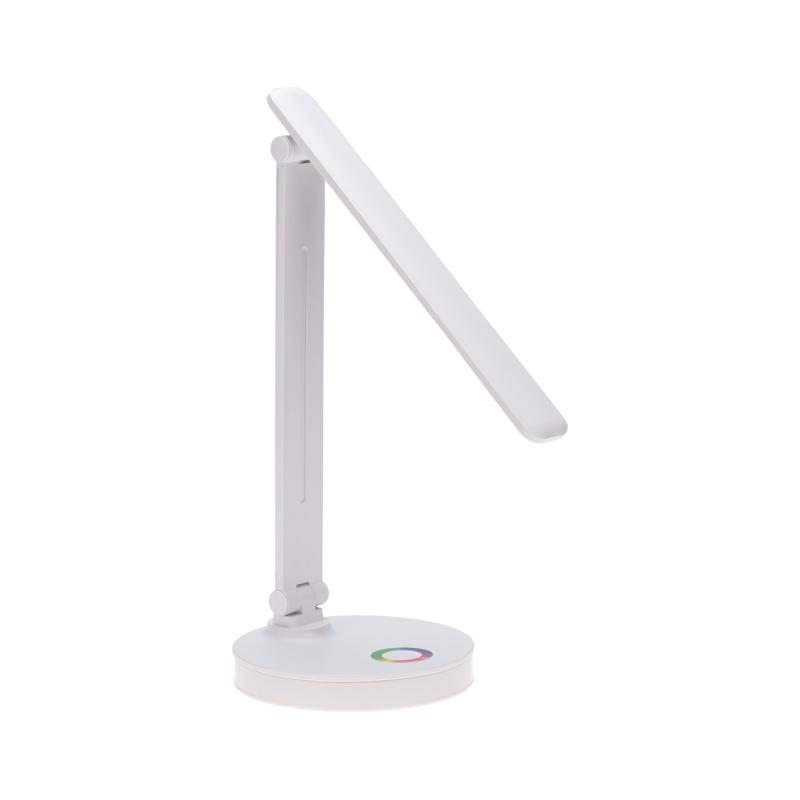 Светильник настольный с RGB-ночником, LED, 12Вт, 3 цвета свечения, диммируемый, на основании, белый | 75-0226 | REXANT — фото 1 | Sento
