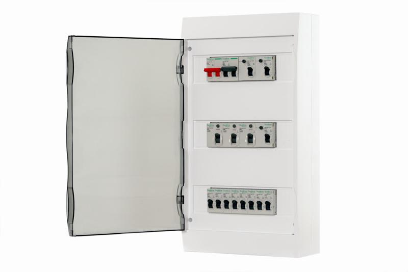Корпус навесной City9 Box прозрачная дверь 3ряд/36мод | EZ9E312S2SRU | SE — миниатюра 6