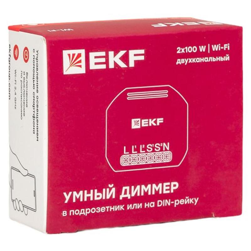 Умный диммер в подрозетник 2-канальный Wi-Fi  Connect |sdsh-2g-wf| EKF — миниатюра 22
