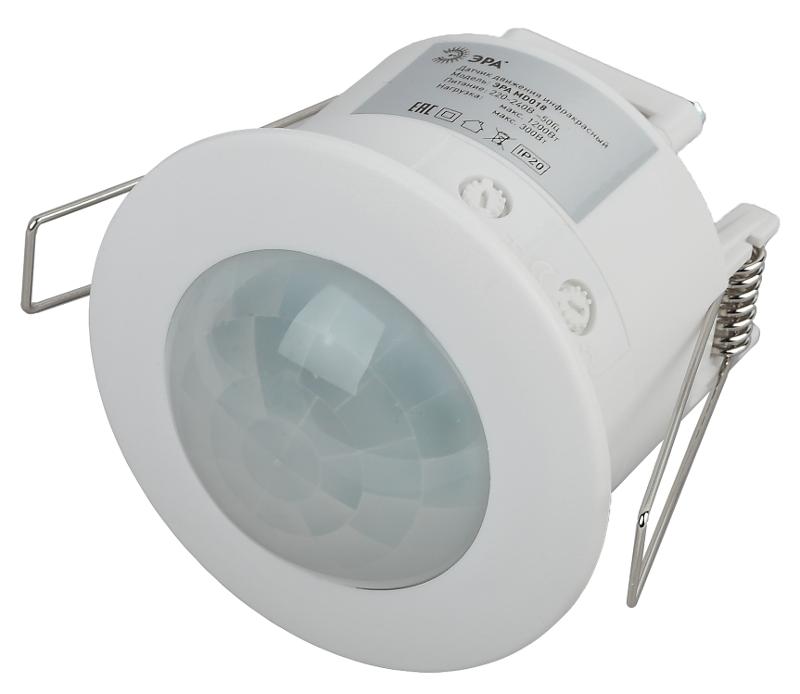 Датчик движения MD 018 белый, 1200Вт, 360 гр.,6М, IP20, (50/1050) | Б0043795 | ЭРА — миниатюра 3