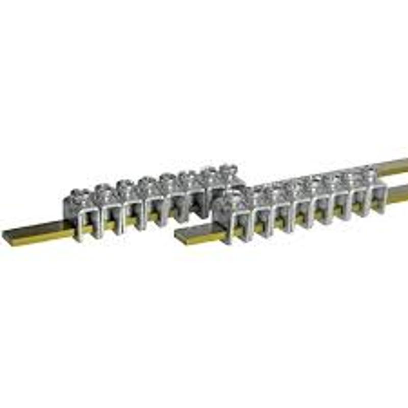 Набор из 2-х N + E шин FMCE43, 3x10mm с 8 клеммн., L=2 секции | 2CMA191080R1000 | ABB — ABB