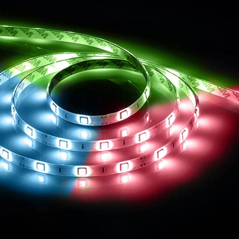 Лента светодиодная LS607/ 60SMD(5050)/м 14.4Вт/м 12V 5000*10*3мм RGB, IP65 | 27651 | FERON — Feron