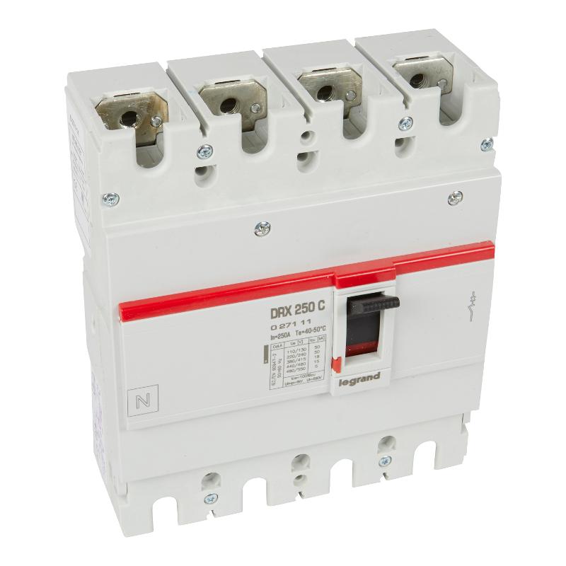 DRX250 термомагнитный 250A 4П 18KA | 027111 | Legrand — Legrand