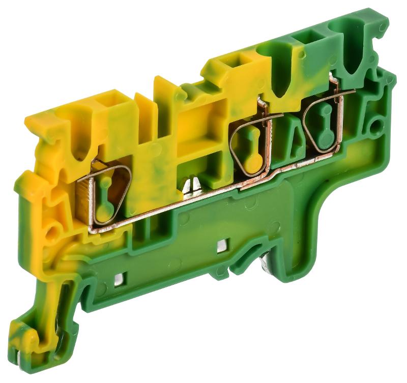 ARMAFIX Клемма пруж. CX2.5-3 PE 2,5мм2 3-конт. зазем. | AF-CT41-00-3-K52-002 | IEK — миниатюра 1