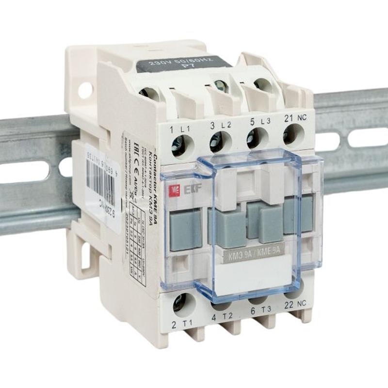 Контактор малогабаритный КМЭ 9А 220В 1NC EKF PROxima | ctr-s-9-220-nc | EKF — миниатюра 20