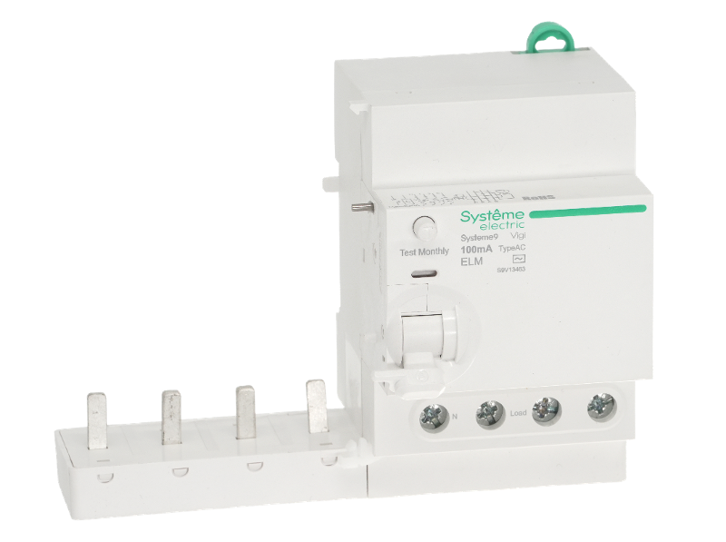 Systeme9 Блок диф. тока (БДТ) 63A 4P 100мА Тип-AC 400В | S9V13463 | SE — миниатюра 6