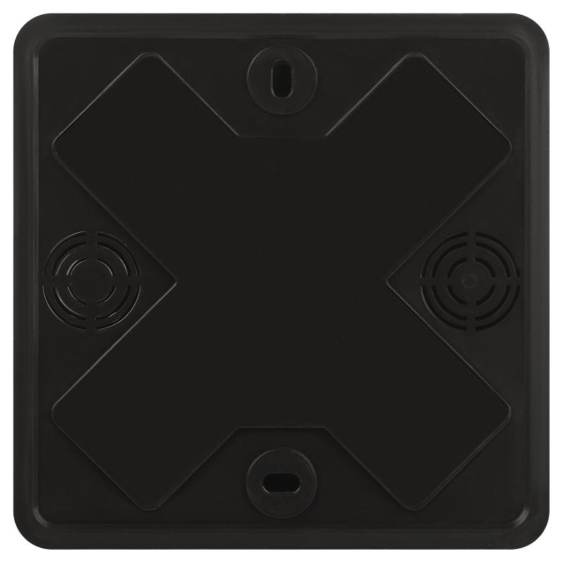 Распаячная коробка  BS-B-100-100-30 100х100х30мм без клеммы черная IP40 BS-B-100-100-30 | Б0061807 | ЭРА — миниатюра 5
