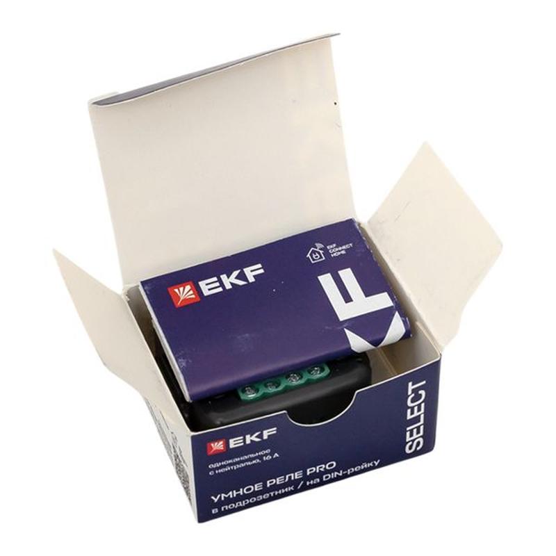 Умное реле в подрозетник 1-канальное с нейтралью 16А Zigbee EKF Connect Select PRO | ssh-1g-zb-pro | EKF — миниатюра 11