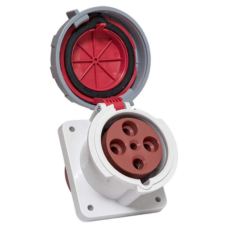Розетка стационарная внутренняя 3342 3Р+РЕ 63А 380В IP67 EKF PROxima | ps-3342-63-380 | EKF — миниатюра 8