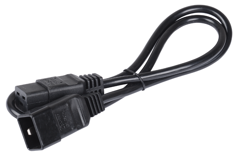 Кабель электропитания PDU 3х1,5 3М с разъёмами С19-C20 | PC-C19C20-3M | ITK  — ITK