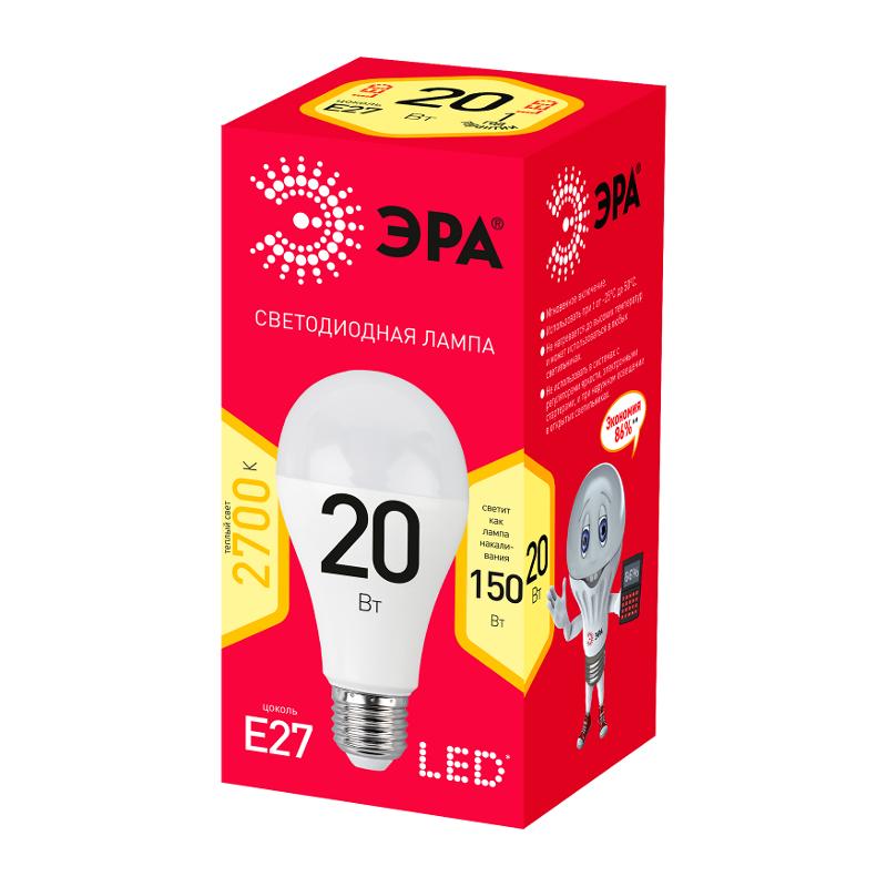 Лампа светодиодная RED LINE LED A65-20W-827-E27 R E27 20Вт груша | Б0050687 | ЭРА — миниатюра 3