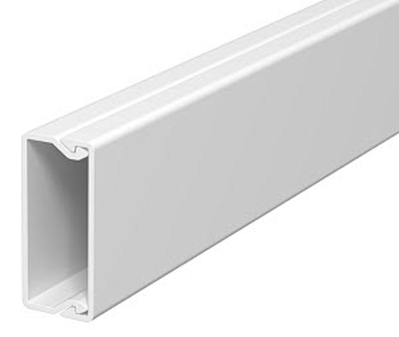 Мини-канал WDK с крышкой 15x40x2000 мм (высота борта 18 мм, крышка 40 мм, скотч) ПВХ белый RAL 9010 | 6027335 | OBO Bettermann — OBO Bettermann