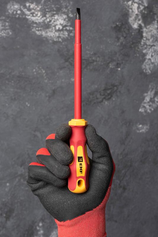 Отвертка Master SL6.5x150 мм 1000В EKF Basic|sl-6.5-150-mas-in|EKF — миниатюра 4
