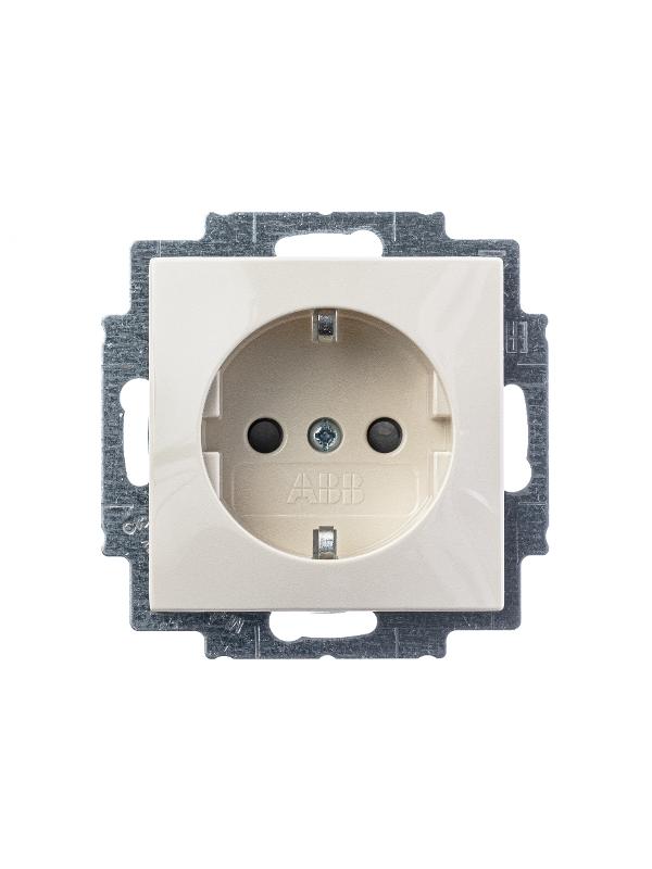 ABB Basic 55 Сл. кость Розетка с/з с защитными шторками | 2013-0-5279  | 2CKA002013A5279 | ABB — миниатюра 2