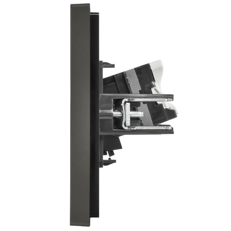 FORTE&PIANO Розетка комп. 2-ая RJ45 кат.5E FP333 серый | FP-K20-1-K03 | IEK — миниатюра 4