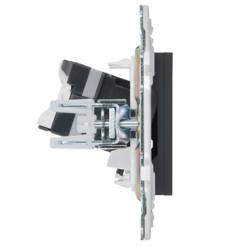SKANDY Розетка компьютерная RJ45 кат.5E SK-K01G графит | SK-K10-1-K53 | IEK — миниатюра 4
