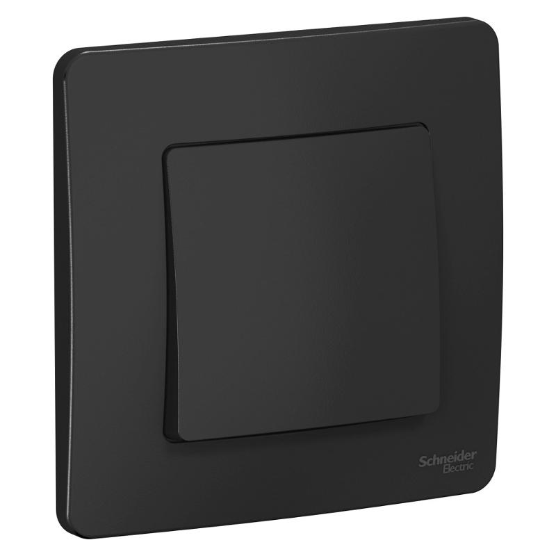 Blanca Антрацит С/У Переключатель 1-клавишный, 10А, 250B | BLNVS010606 | SE — Systeme Electric