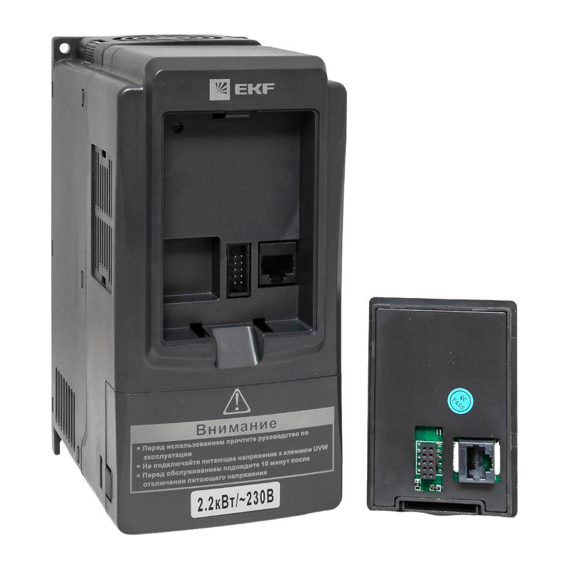 Преобразователь частоты 2,2/4кВт 1х230В VECTOR-100 EKF PROxima | VT100-2R2-1B | EKF — миниатюра 24