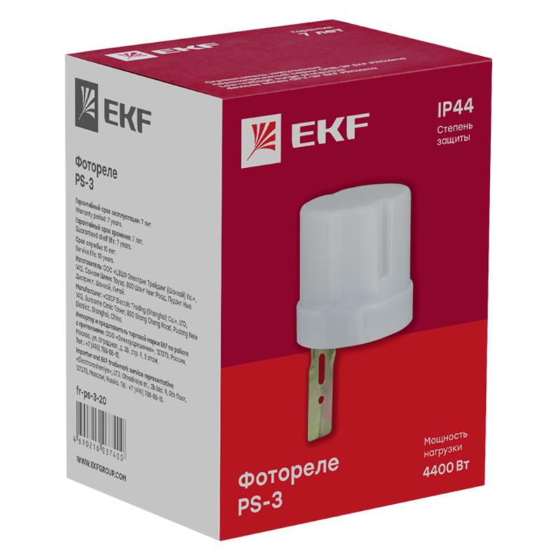 Фотореле PS-3 20А 4400Вт IP44 EKF PROxima | fr-ps-3-20 | EKF — миниатюра 5