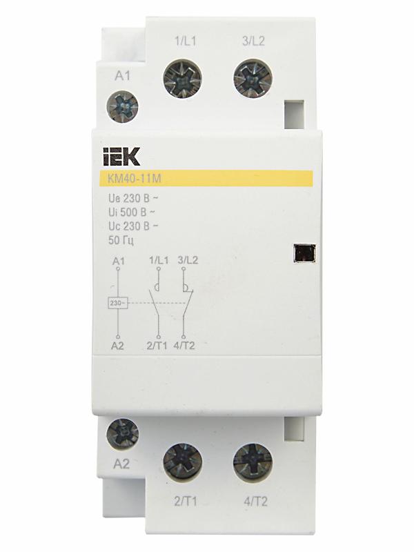 Контактор модульный КМ40-11М AC IEK | MKK11-40-11 | IEK — миниатюра 2