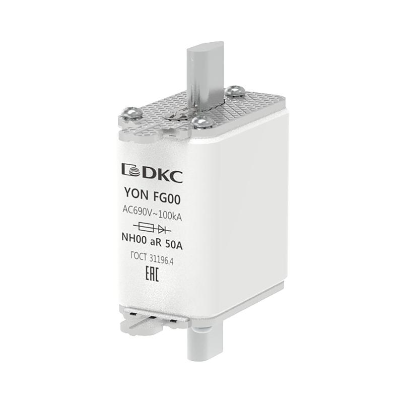 Предохранитель YON ножевого типа FG00 50А 690V характеристика aR | 1FG00-0050-690V-AR | DKC — DKC (ДКС)