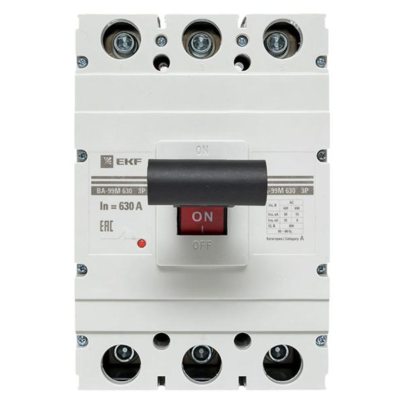 Выключатель автоматический ВА-99М 630/630А 3P 50кА EKF Basic | mccb99-630-630m | EKF — миниатюра 20