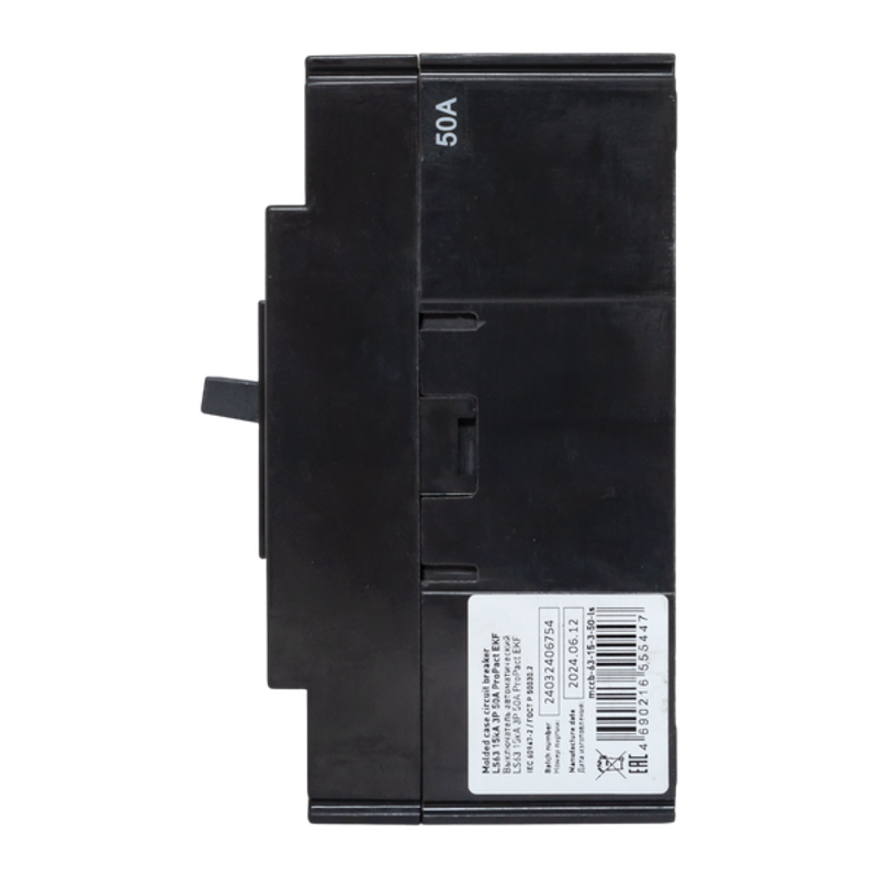 Выключатель автоматический LS63 15кА 3P 50А ProPact | mccb-63-15-3-50-ls | EKF — миниатюра 16