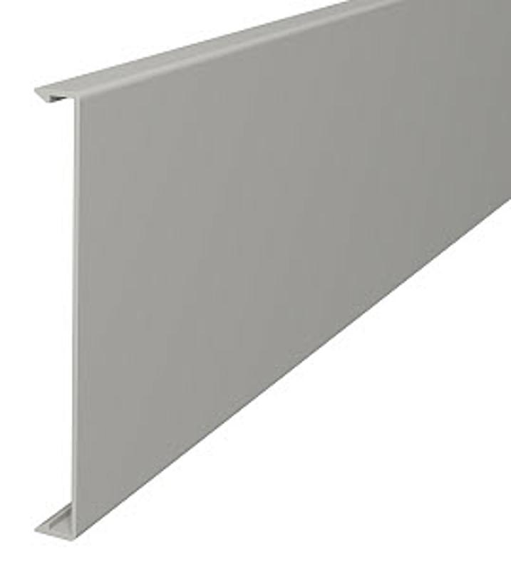 Крышка кабельного канала WDK 130x2000 мм (ПВХ,серый) (2410 130GR) | 6022723 | OBO Bettermann — миниатюра 2