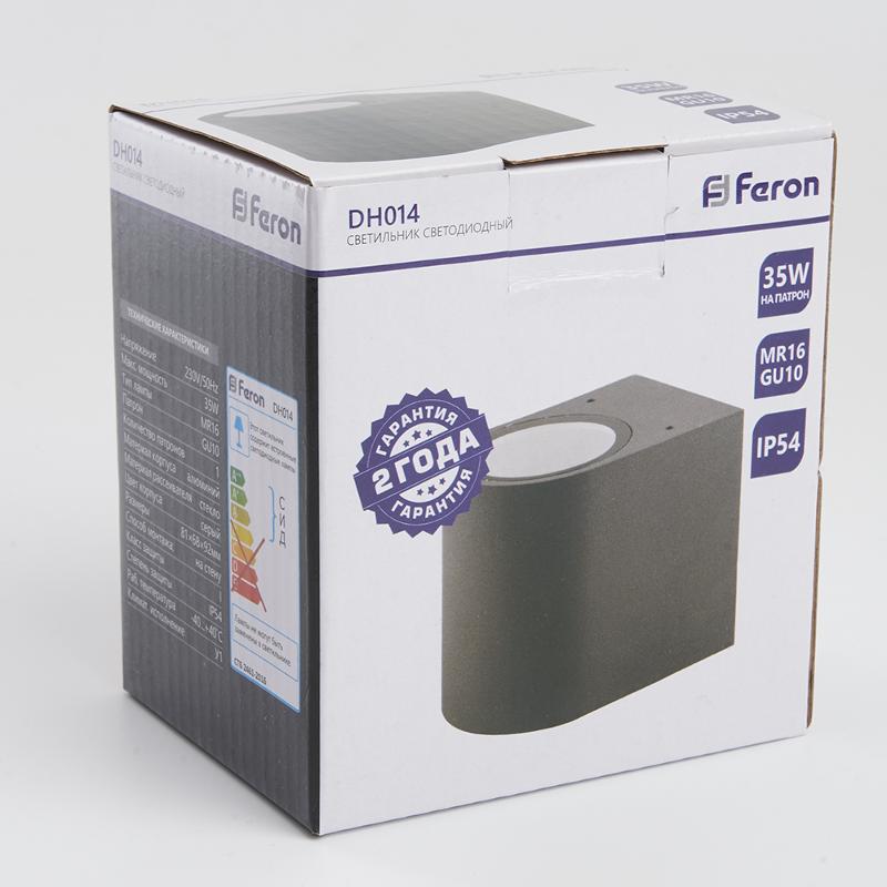 Светильник садово-парковый DH014, GU10 230V, черный | 11866 | Feron — миниатюра 7