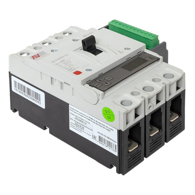 Выключатель автоматический AV POWER-1/3 160А 50kA ETU6.2 | mccb-13-160-6.2-av | EKF — миниатюра 12
